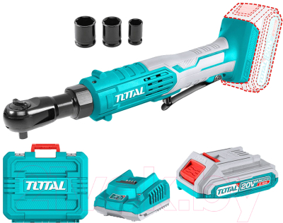 Аккумуляторная трещотка TOTAL TDRLI2060152 - фото