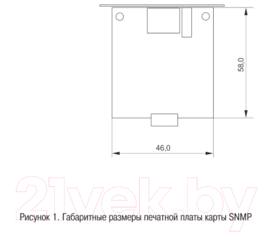 Карта удаленного управления для ИБП IEK EOR-SNMP