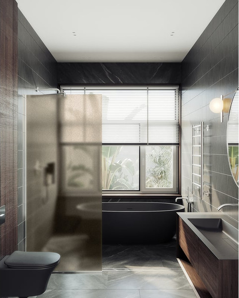 Душевая стенка MaybahGlass 89x195 / MGD-692-5у