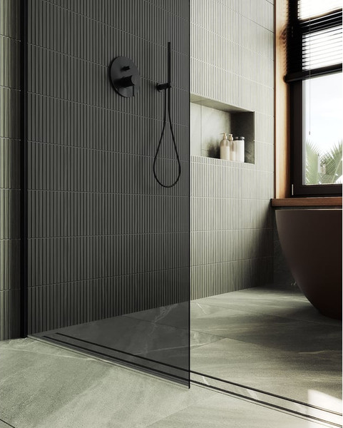 Душевая стенка MaybahGlass 89x195 / MGD-693-6ш