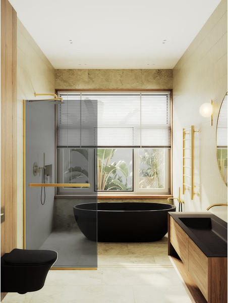 Душевая стенка MaybahGlass 89x195 / MGD-735-3у
