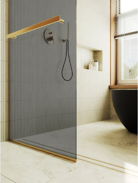 Душевая стенка MaybahGlass 89x195 / MGD-735-3у