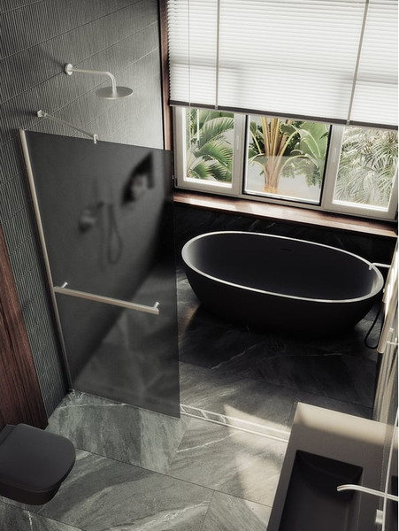 Душевая стенка MaybahGlass 89x195 / MGD-736-5ш