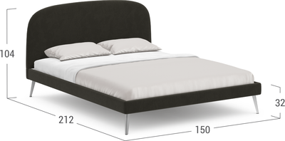 Полуторная кровать Moon Family 1234 / MF011581