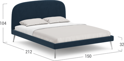 Полуторная кровать Moon Family 1234 / MF011617