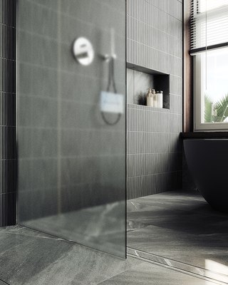 Душевая стенка MaybahGlass 89x195 / MGD-690-5ш