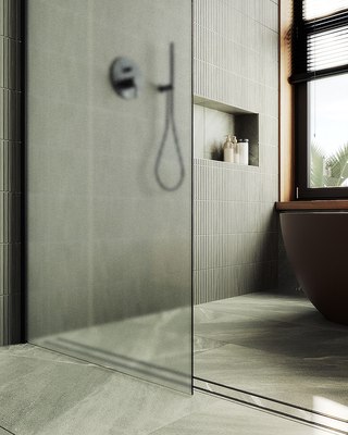 Душевая стенка MaybahGlass 89x195 / MGD-690-6ш