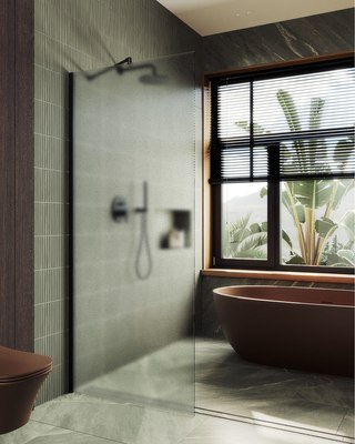 Душевая стенка MaybahGlass 89x195 / MGD-690-6ш