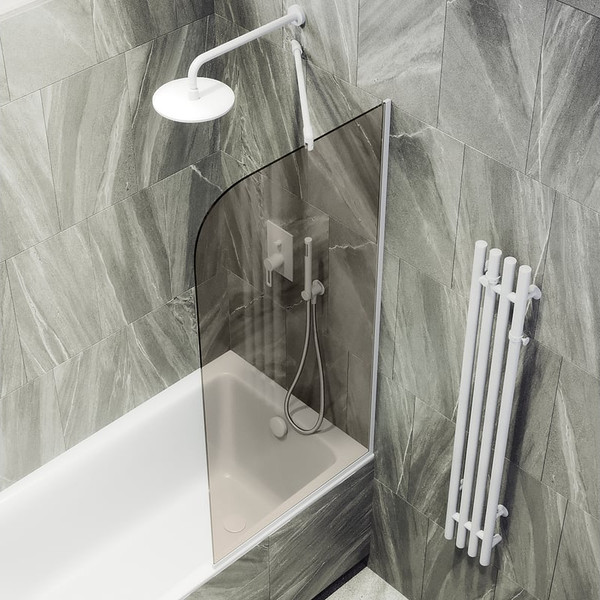 Стеклянная шторка для ванны MaybahGlass MGV-151-1у