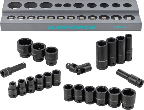 Набор головок слесарных ILOforce IF-50221MPB
