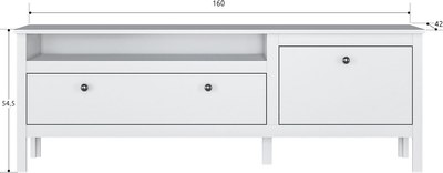 Тумба Black Red White Ewa RTV1D1S