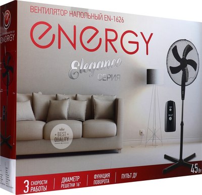 Вентилятор Energy Elegance EN-1626 (черный)