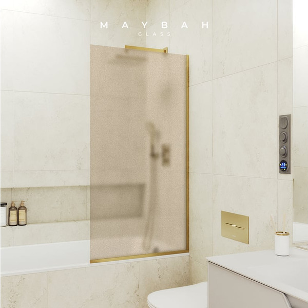 Стеклянная шторка для ванны MaybahGlass MGV-75-3у