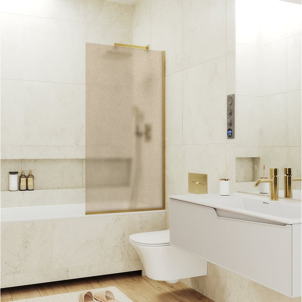 Стеклянная шторка для ванны MaybahGlass MGV-75-3у