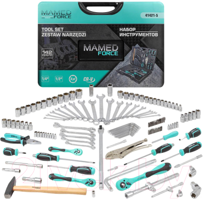 Универсальный набор инструментов MAMEDFORCE MF-41421-5 - фото