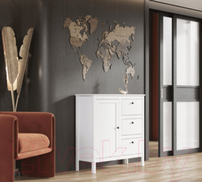 Тумба Black Red White Ewa KOM1D3S/95