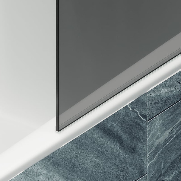Стеклянная шторка для ванны MaybahGlass MGV-81-3ш