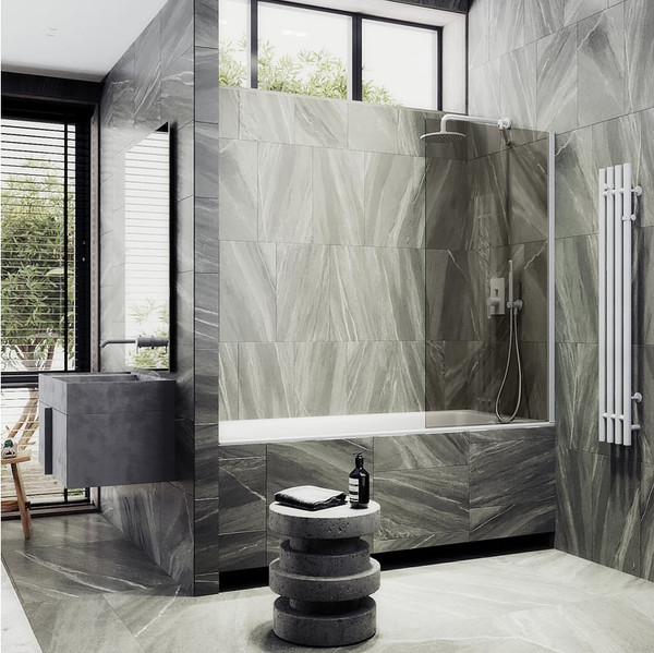 Стеклянная шторка для ванны MaybahGlass MGV-70-1ш