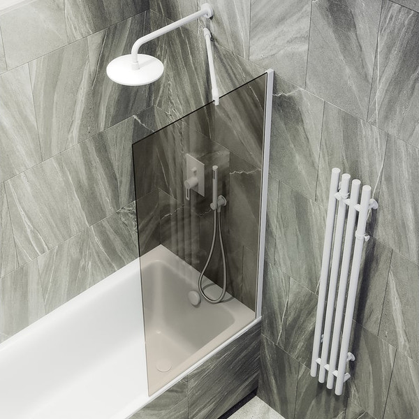 Стеклянная шторка для ванны MaybahGlass MGV-70-1ш