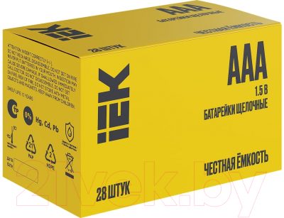 Комплект батареек IEK Alkaline Optima LR03/AAA / ABT-LR03-OP-B28