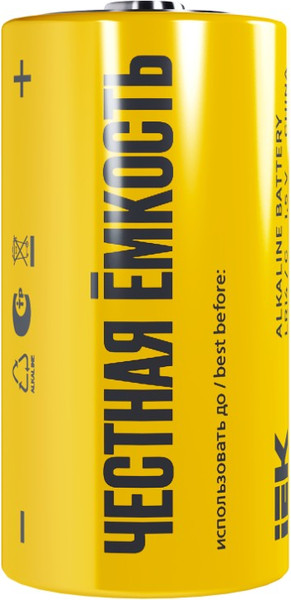 Комплект батареек IEK Alkaline Optima LR14/C / ABT-LR14-OP-L02