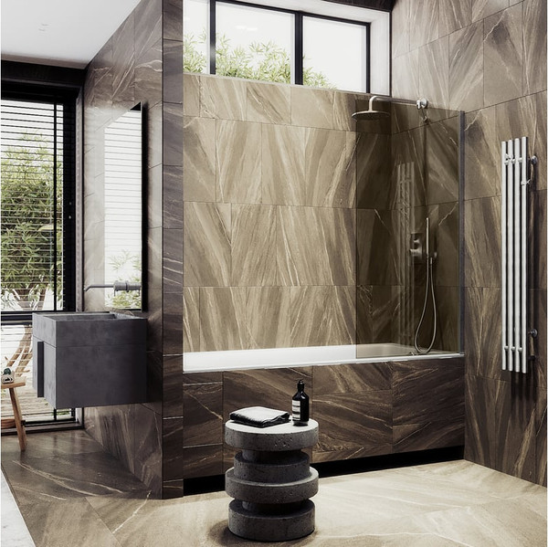 Стеклянная шторка для ванны MaybahGlass MGV-71-5ш