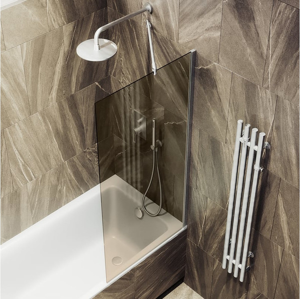 Стеклянная шторка для ванны MaybahGlass MGV-71-5ш