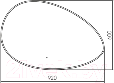Зеркало Abber Kontur AG6301SC-0.92
