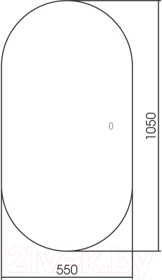 Зеркало Abber Kontur AG6302S