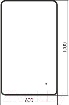 Зеркало Abber See AG6102SCB