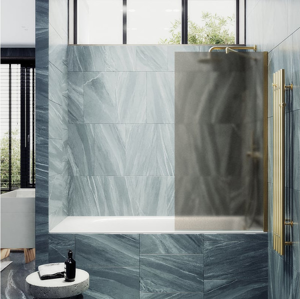 Стеклянная шторка для ванны MaybahGlass MGV-77-3ш