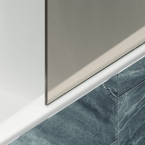 Стеклянная шторка для ванны MaybahGlass MGV-77-3ш