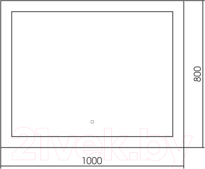 Зеркало Abber See AG6107SL-1.0