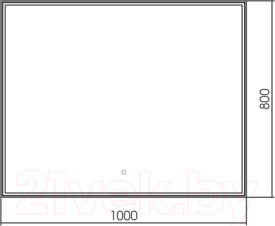 Зеркало Abber See AG6108SXL-1.0