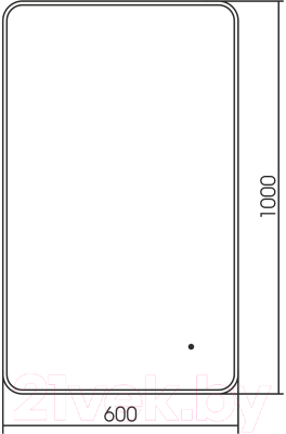 Зеркало Abber See AG6112SCG