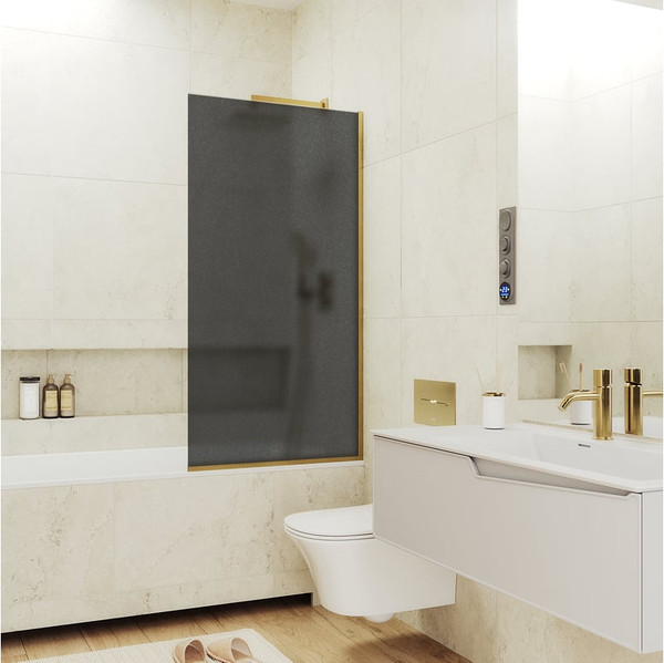 Стеклянная шторка для ванны MaybahGlass MGV-89-3у