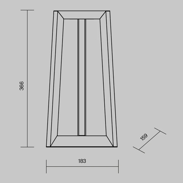 Светильник уличный Maytoni Luft O466FL-L12B3K