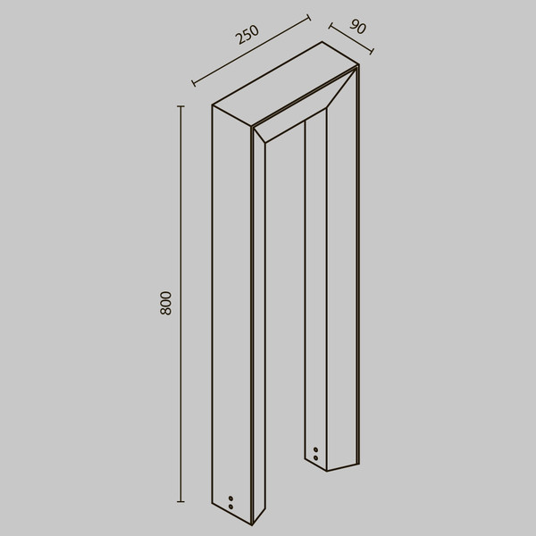 Светильник уличный Maytoni Frama O469FL-L12GF3K