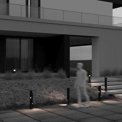 Светильник уличный Maytoni Cave O468FL-L9B3K