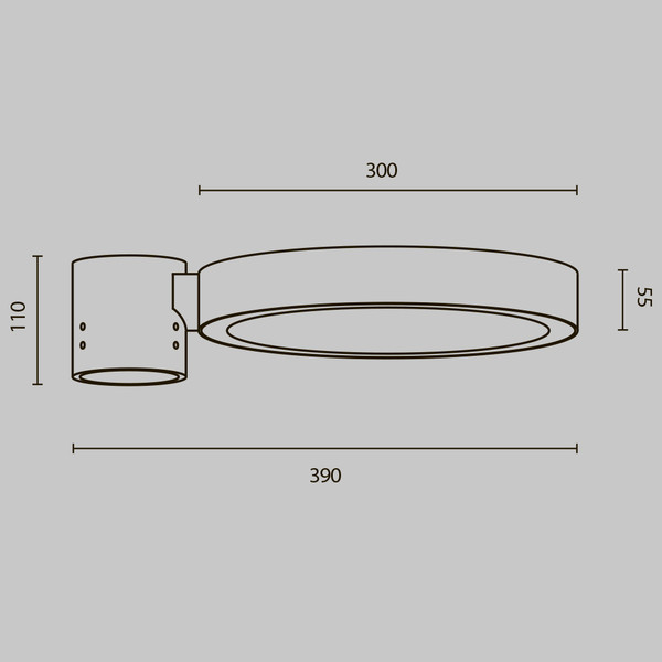 Светильник уличный Maytoni Dion O472H-L50GF3K