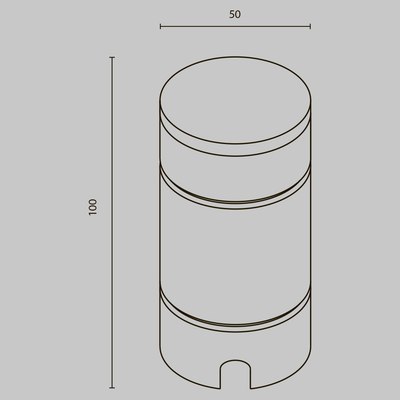 Светильник уличный Maytoni Brill O474FL-L2GF3K