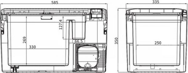 Автохолодильник Alpicool K25