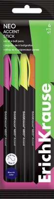Набор шариковых ручек Erich Krause Neo Accent / 61008 - фото