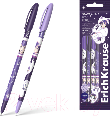 Набор шариковых ручек Erich Krause Neo Space Anime / 61015