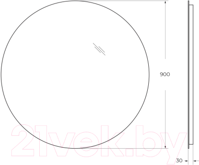 Зеркало BelBagno SPC-INT-900-LED