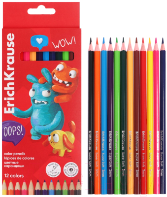 Набор цветных карандашей Erich Krause Jolly Friends / 61792