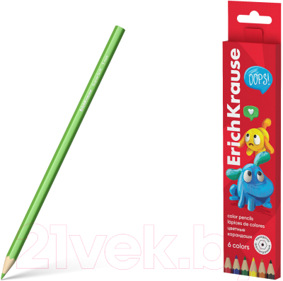 Набор цветных карандашей Erich Krause Jolly Friends / 61791