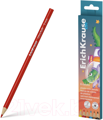Набор цветных карандашей Erich Krause Kids Space Animals / 61781