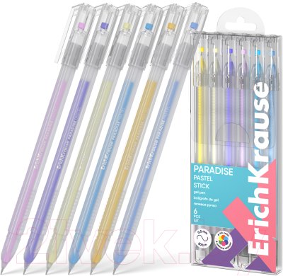 Набор гелевых ручек Erich Krause Paradise Stick Pastel / 61308