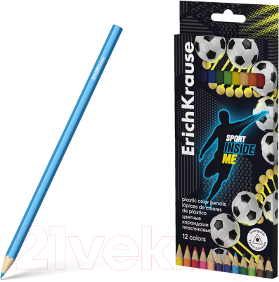 Набор цветных карандашей Erich Krause Sport DNA / 61809